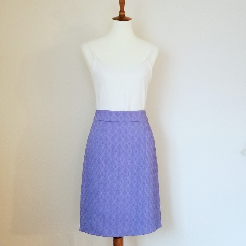 Banana Republic Lavender Pencil Skirt